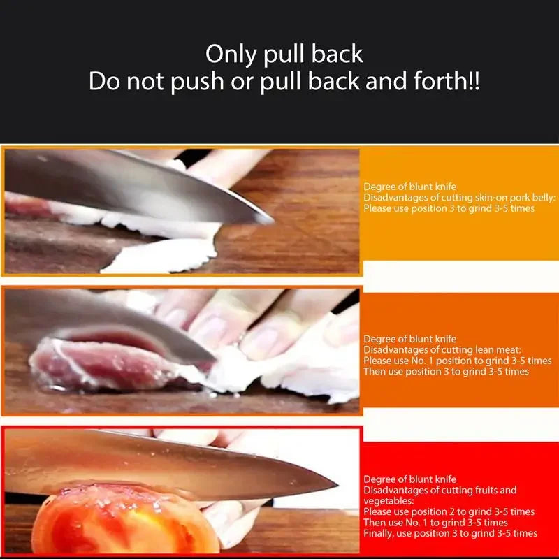 Kitchen 4-Segment Knife Sharpener - Afilador de Cuchillos de 4
Segmentos para Cocina