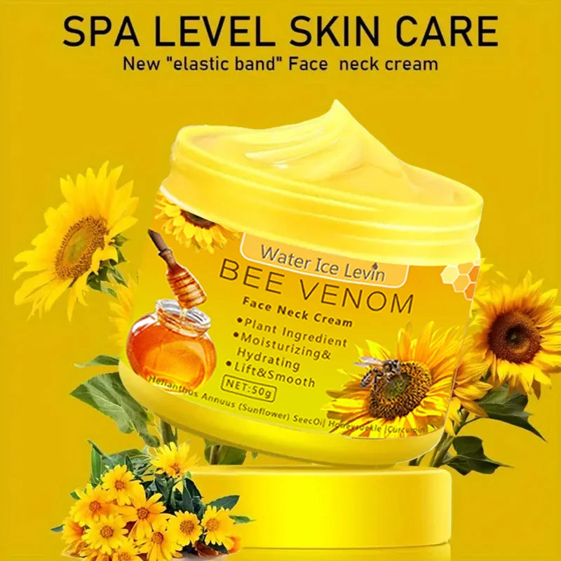 Bee Venom Neck & Face Cream – Firming & Moisturizing Care
Crema de Veneno de Abeja para Rostro y Cuello – Reafirmante e Hidratante