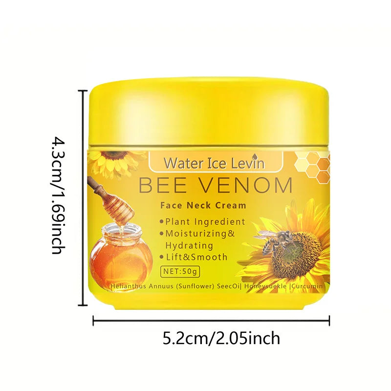Bee Venom Neck & Face Cream – Firming & Moisturizing Care
Crema de Veneno de Abeja para Rostro y Cuello – Reafirmante e Hidratante