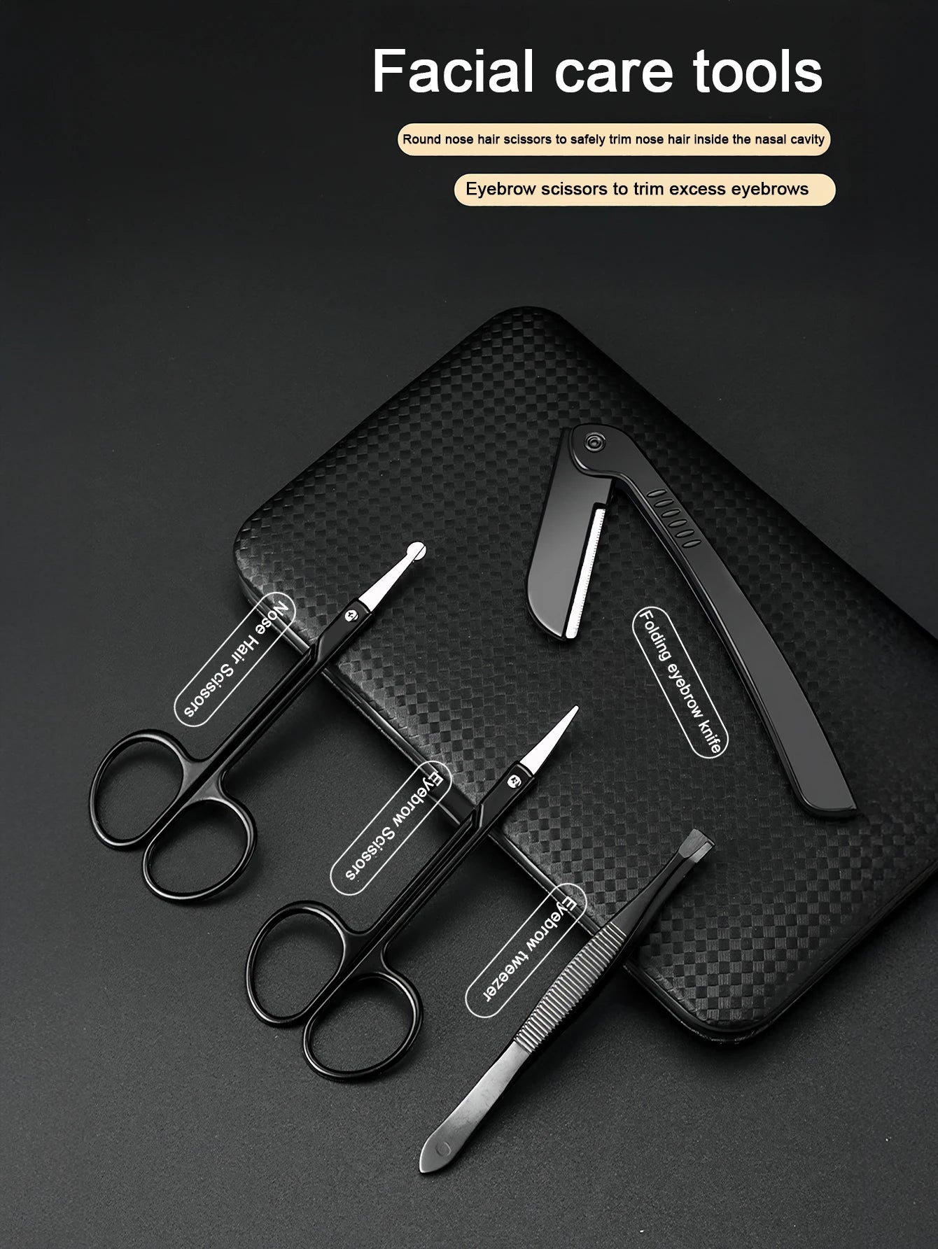 Premium Manicure & Grooming Kit – 4 to 24 Tools | Juego de Manicure y Cuidado Personal – 4 a 24 piezas