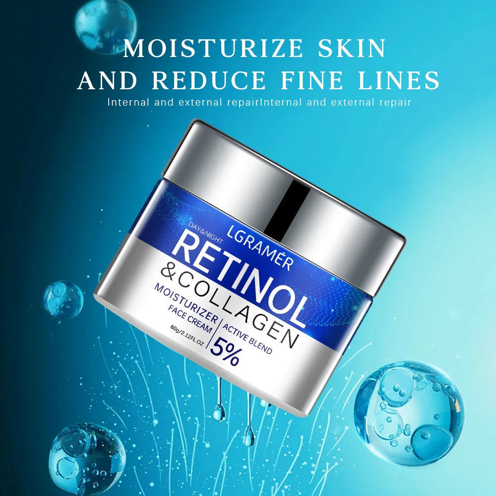 Retinol & Collagen Moisturizing Cream – Anti-Aging, Brightening, Nourishing (30g/60g)
Crema Hidratante de Retinol y Colágeno – Antiedad, Iluminadora y Nutritiva (30g/60g)