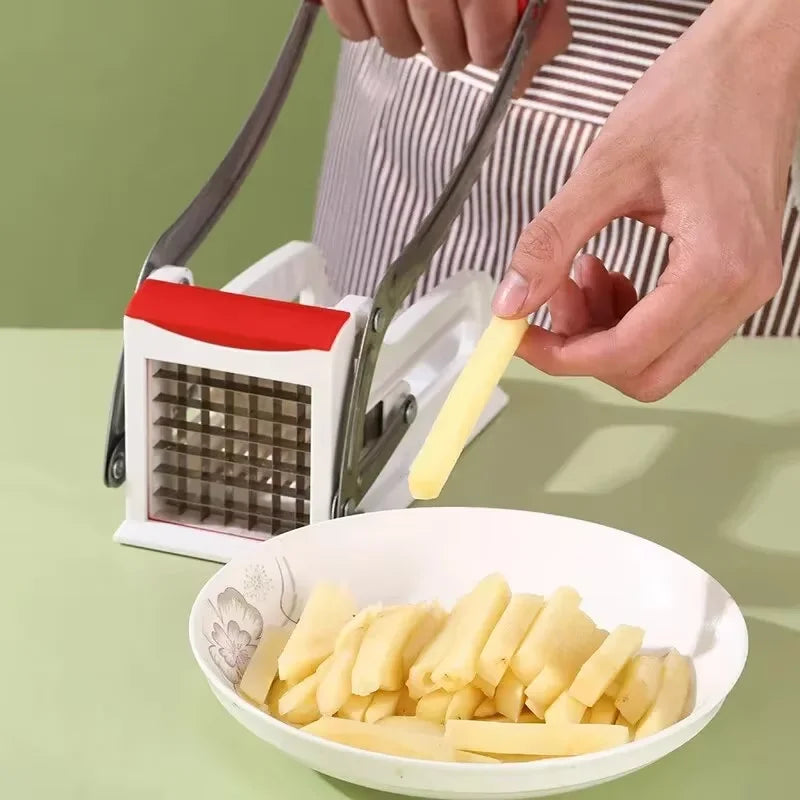 Manual Vegetable Cutter Stainless Steel – Cortador Manual de Vegetales de Acero Inoxidable