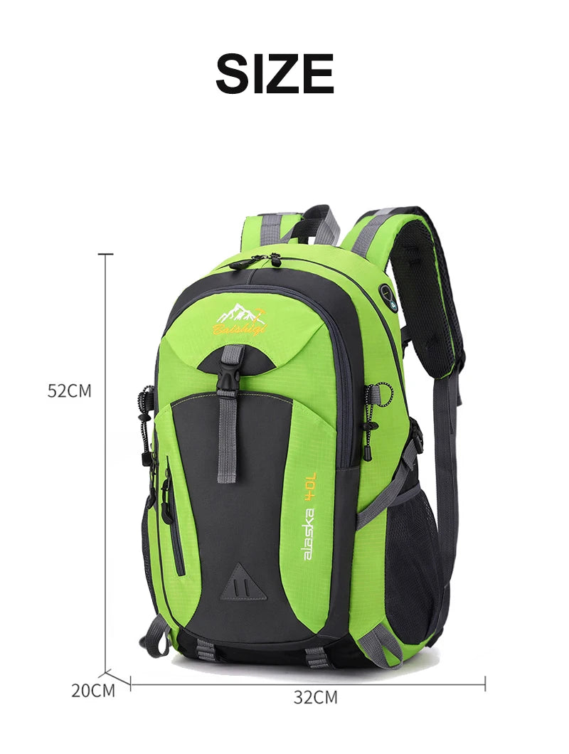 10.6 Gal Outdoor Hiking Backpack – Mochila de Senderismo 40L para Montaña y Viajes