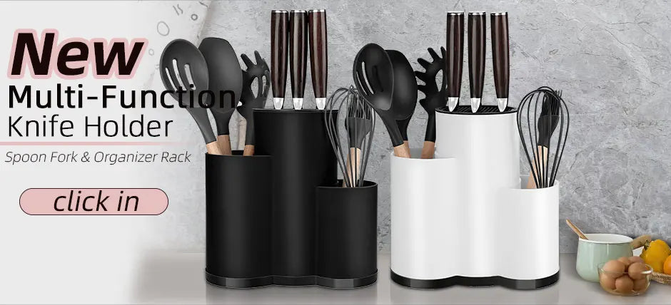 Multi-Function Knife & Utensil Holder (1–3 Compartments) | Organizador multifuncional para cuchillos y utensilios (1–3 compartimentos)