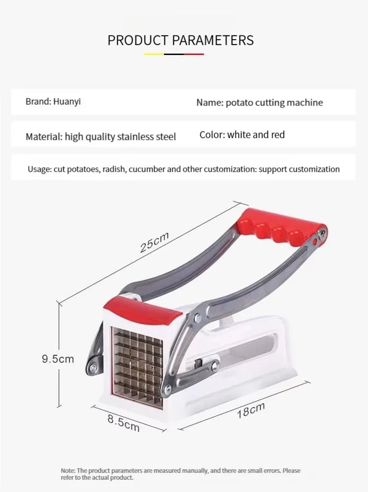 Manual Vegetable Cutter Stainless Steel – Cortador Manual de Vegetales de Acero Inoxidable
