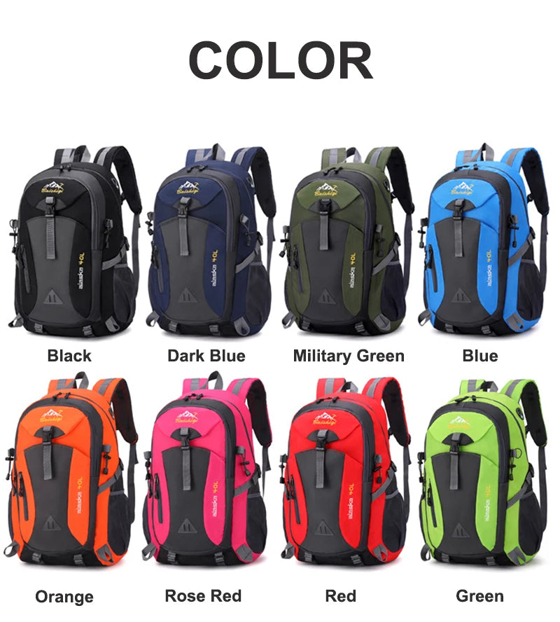 10.6 Gal Outdoor Hiking Backpack – Mochila de Senderismo 40L para Montaña y Viajes
