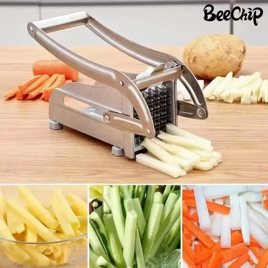Manual Vegetable Cutter Stainless Steel – Cortador Manual de Vegetales de Acero Inoxidable