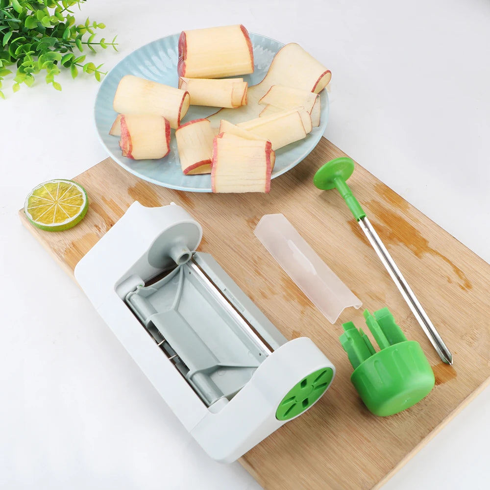 Spiral Fruit & Vegetable Slicer – Rebanador Espiral para Frutas y Verduras