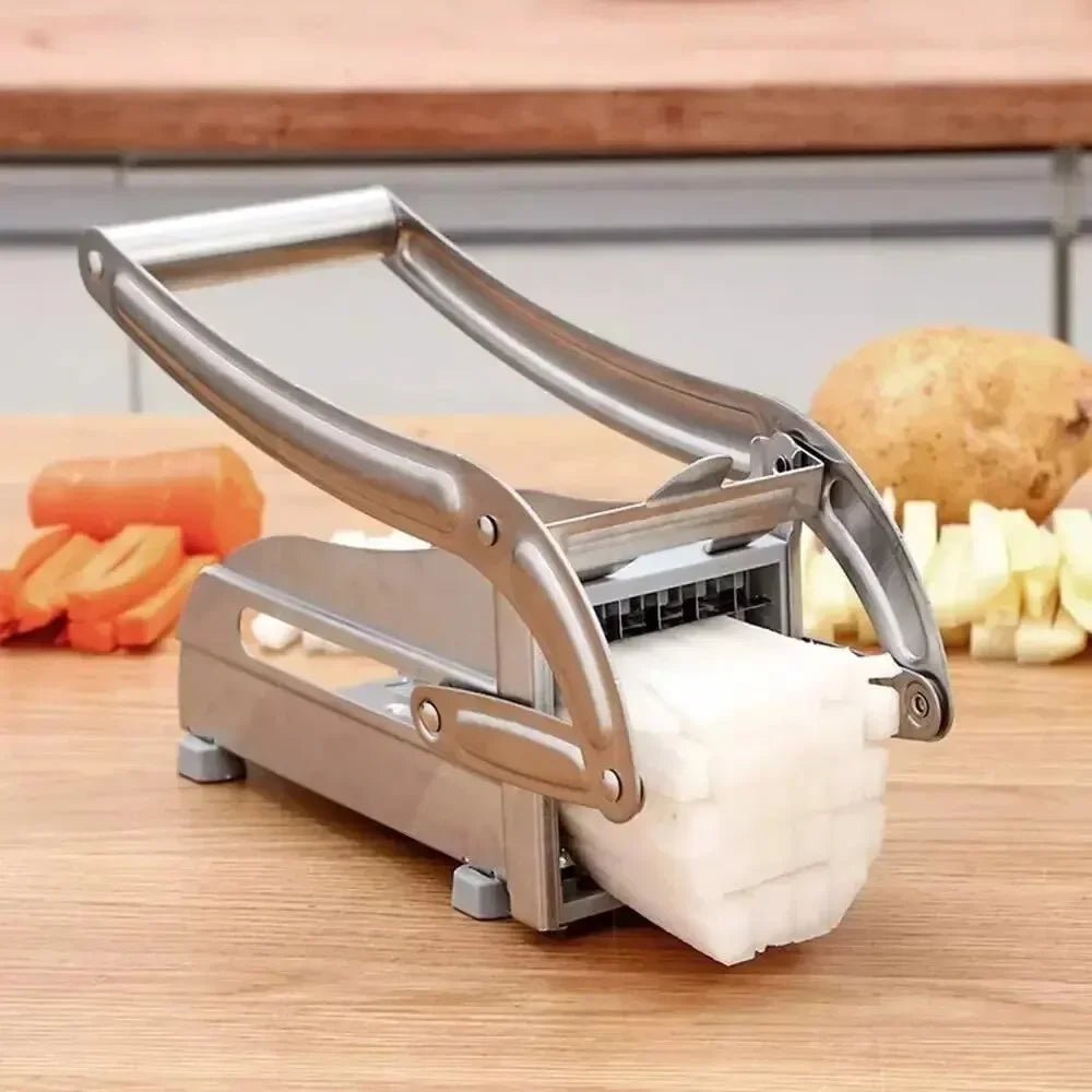 Manual Vegetable Cutter Stainless Steel – Cortador Manual de Vegetales de Acero Inoxidable