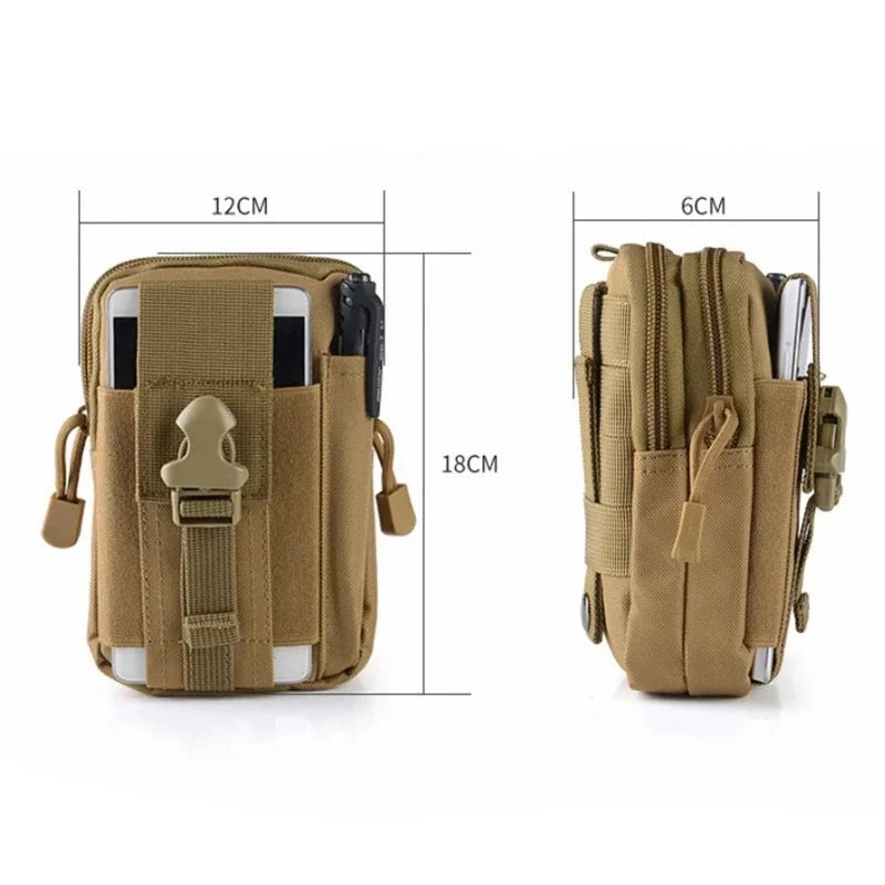 Tactical Waist Bag MOLLE Waterproof Pouch – Bolsa Táctica Impermeable con Sistema MOLLE