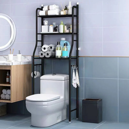 Over The Toilet Storage Organizer Rack, 2/3-Tier Metal Shelf – Estante Organizador Metálico sobre el Inodoro, 2/3 Niveles