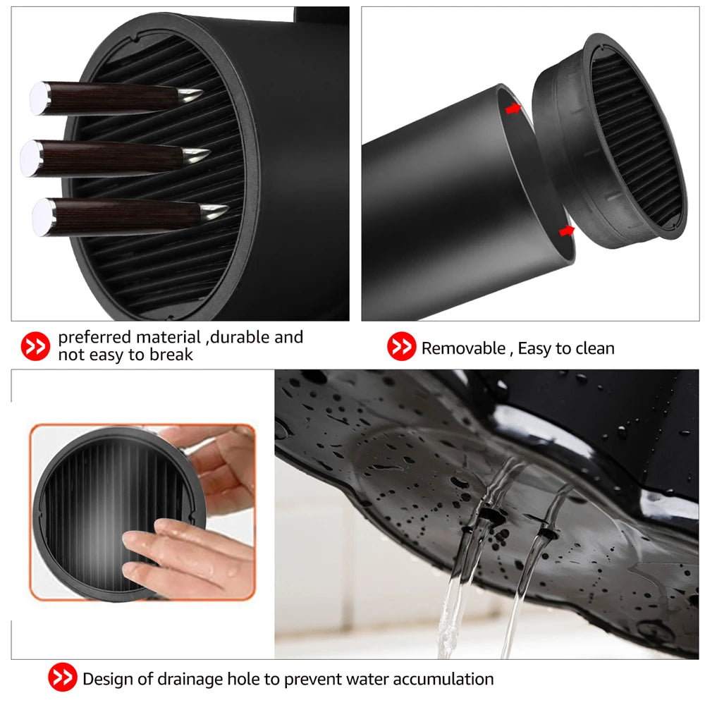 Multi-Function Knife & Utensil Holder (1–3 Compartments) | Organizador multifuncional para cuchillos y utensilios (1–3 compartimentos)