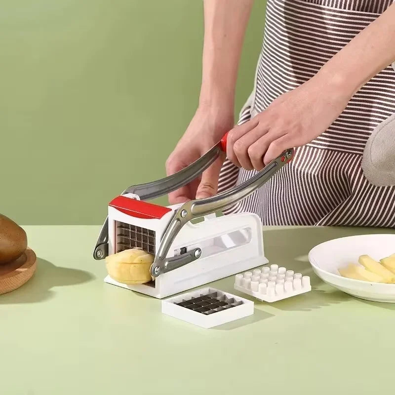Manual Vegetable Cutter Stainless Steel – Cortador Manual de Vegetales de Acero Inoxidable
