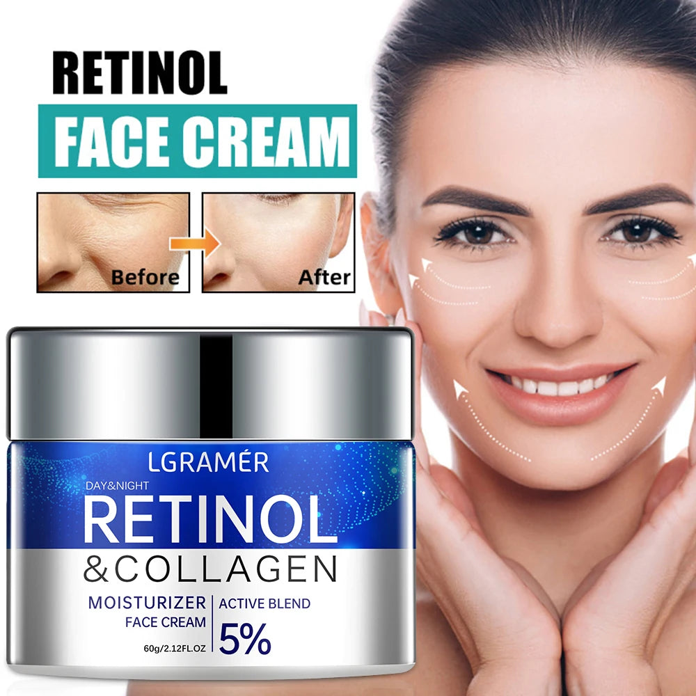 Retinol & Collagen Moisturizing Cream – Anti-Aging, Brightening, Nourishing (30g/60g)
Crema Hidratante de Retinol y Colágeno – Antiedad, Iluminadora y Nutritiva (30g/60g)