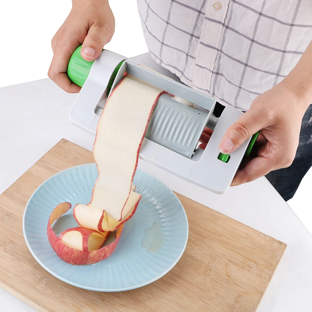 Spiral Fruit & Vegetable Slicer – Rebanador Espiral para Frutas y Verduras