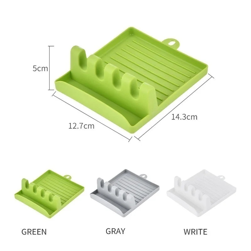Non-Slip Kitchen Utensil Rest – Base Antideslizante para Utensilios de Cocina