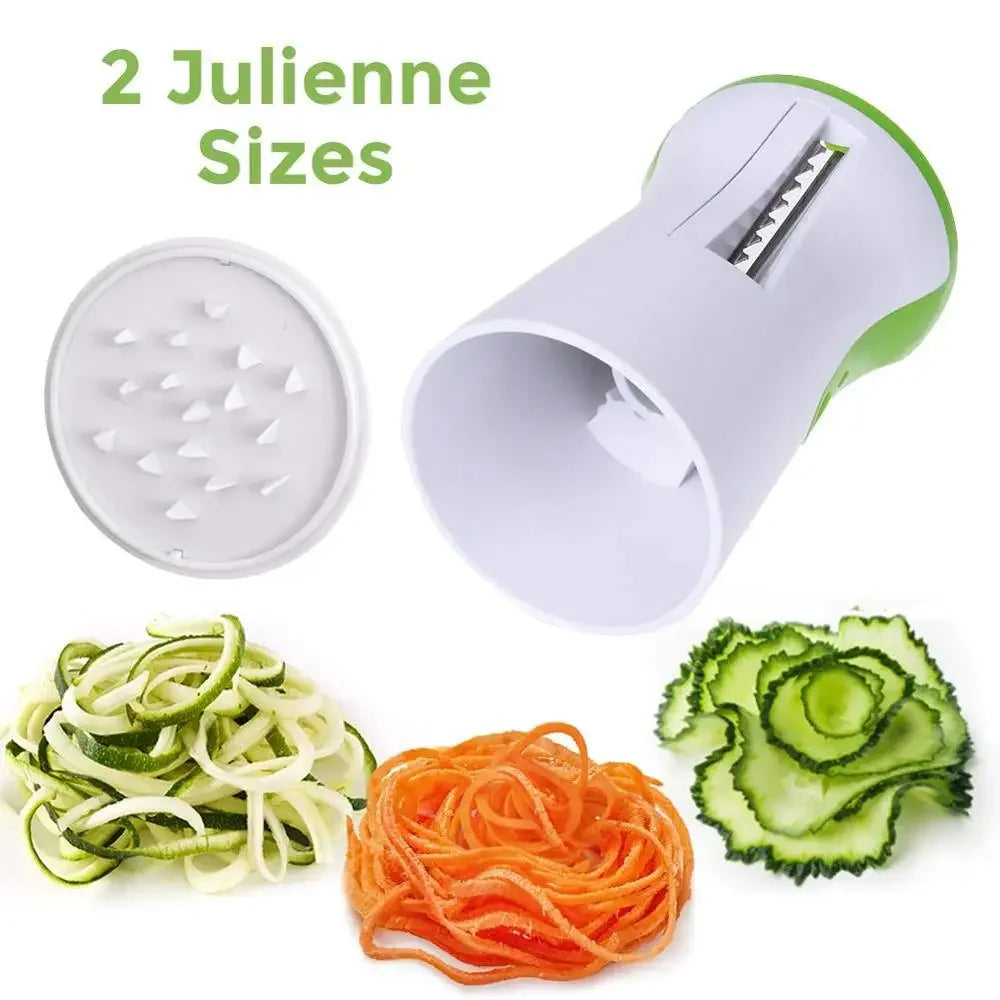 Vegetable Spiralizer & Julienne Slicer KC0335 – Rebanador Espiral y Cortador Juliana de Vegetales KC0335