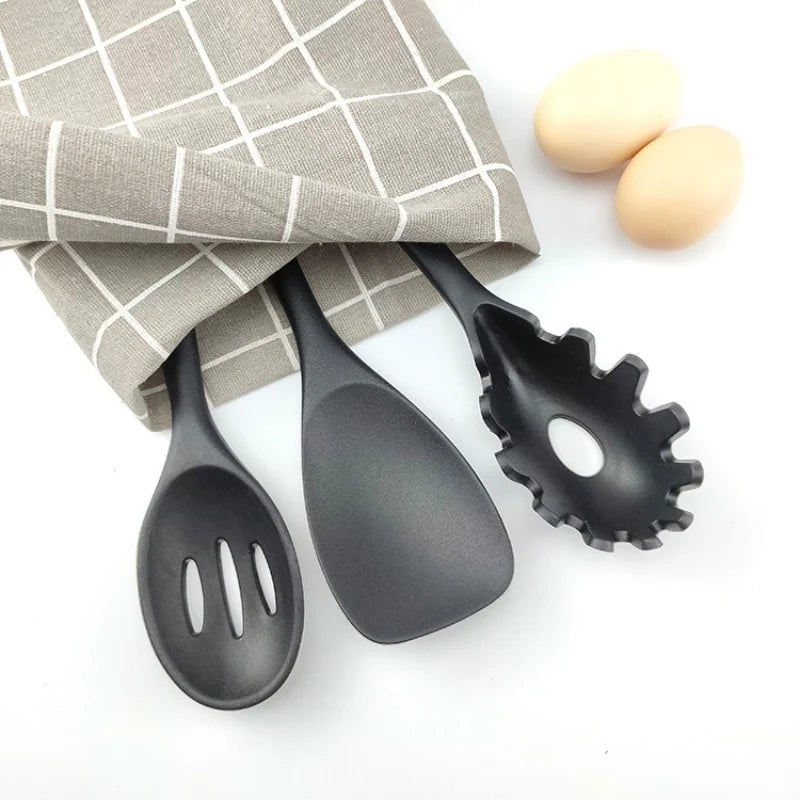 10-Piece Silicone Cooking Utensils Set | Juego de 10 Utensilios de Cocina de Silicona
