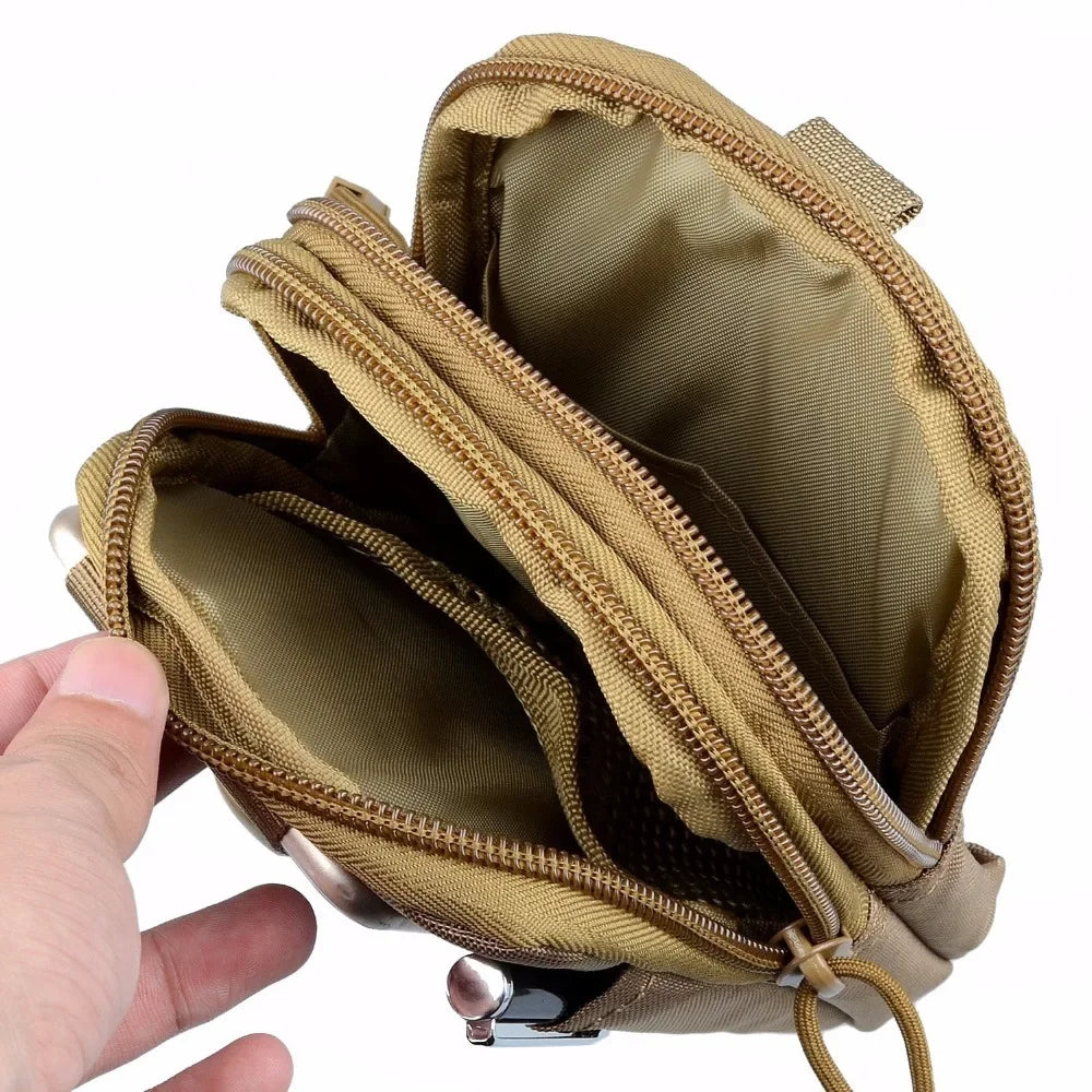 Tactical Waist Bag MOLLE Waterproof Pouch – Bolsa Táctica Impermeable con Sistema MOLLE