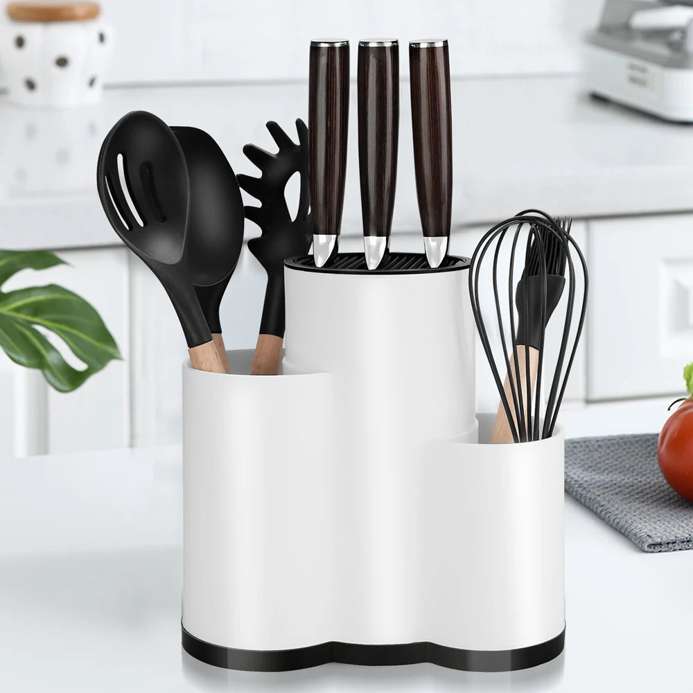 Multi-Function Knife & Utensil Holder (1–3 Compartments) | Organizador multifuncional para cuchillos y utensilios (1–3 compartimentos)