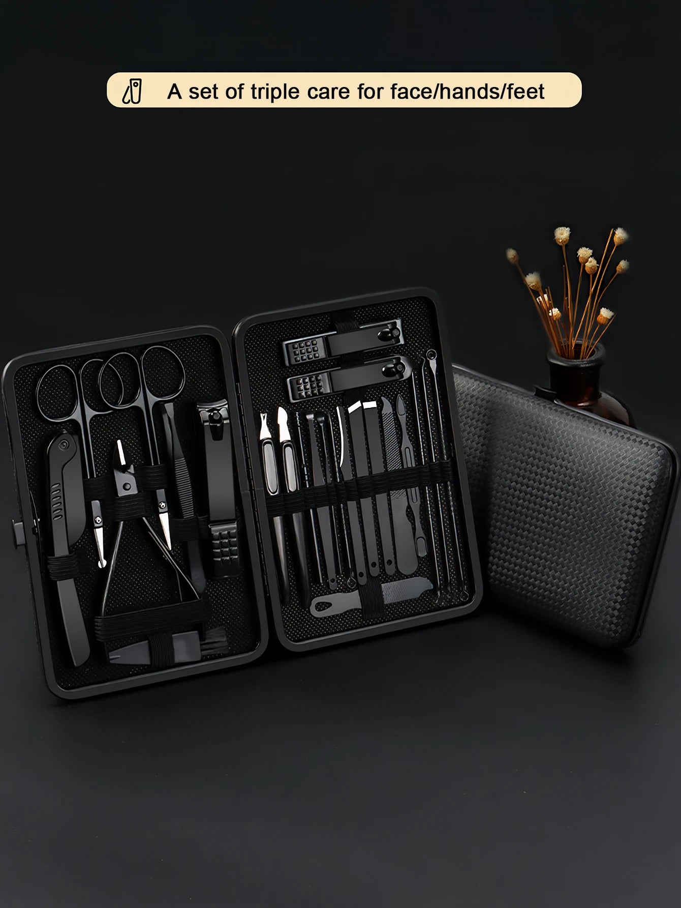 Premium Manicure & Grooming Kit – 4 to 24 Tools | Juego de Manicure y Cuidado Personal – 4 a 24 piezas
