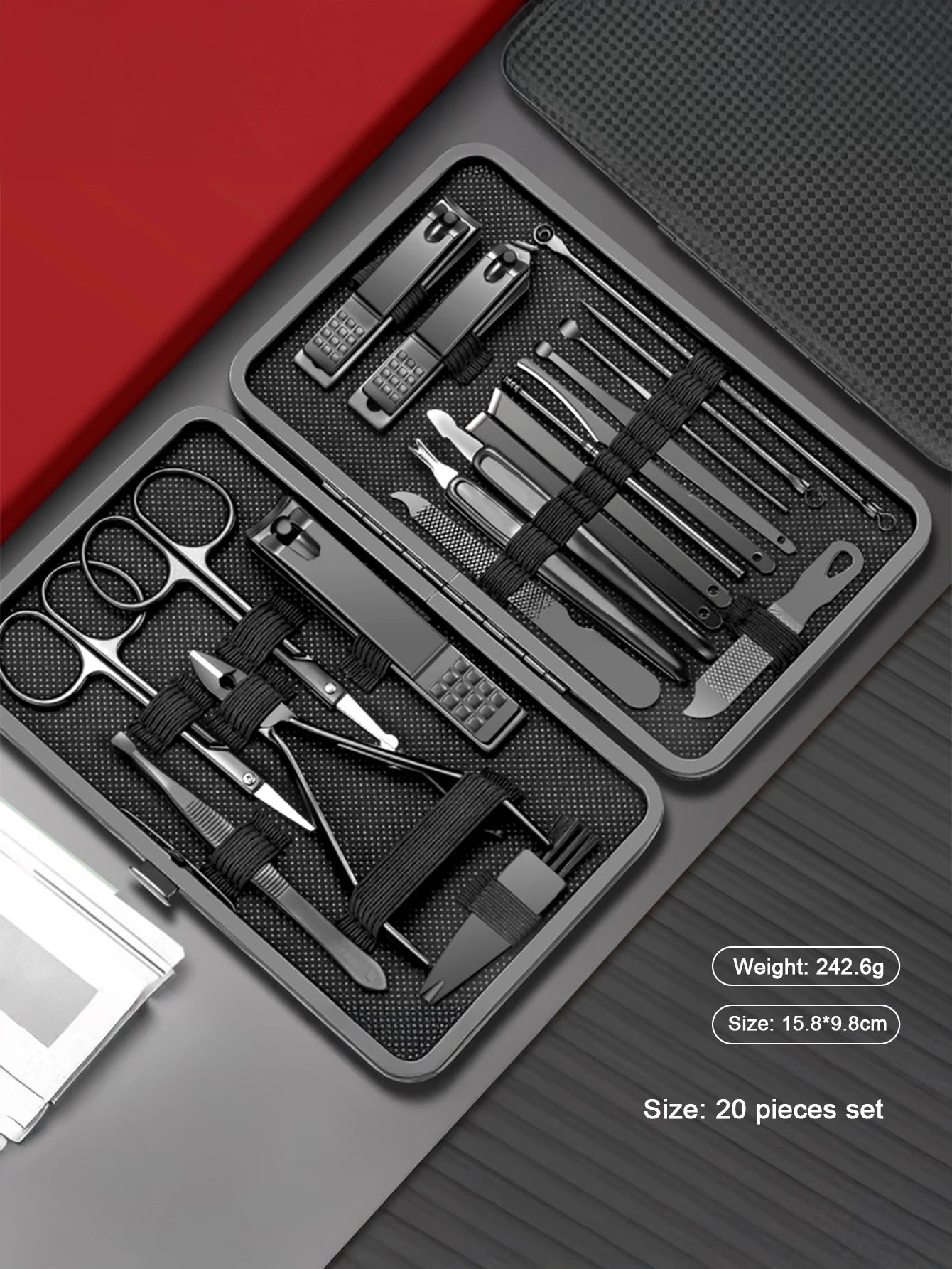 Premium Manicure & Grooming Kit – 4 to 24 Tools | Juego de Manicure y Cuidado Personal – 4 a 24 piezas