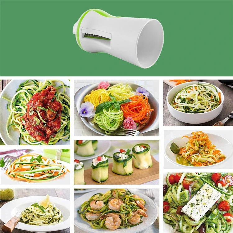 Vegetable Spiralizer & Julienne Slicer KC0335 – Rebanador Espiral y Cortador Juliana de Vegetales KC0335